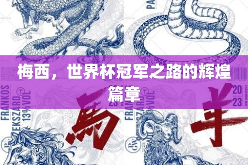 梅西，世界杯冠军之路的辉煌篇章