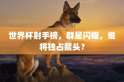 世界杯射手榜，群星闪耀，谁将独占鳌头？
