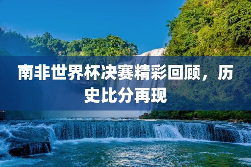 南非世界杯决赛精彩回顾，历史比分再现