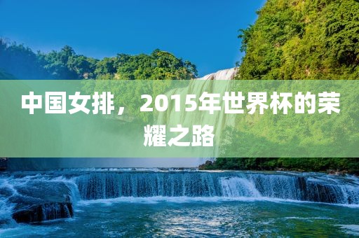 中国女排，2015年世界杯的荣耀之路