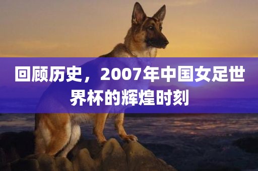 回顾历史，2007年中国女足世界杯的辉煌时刻