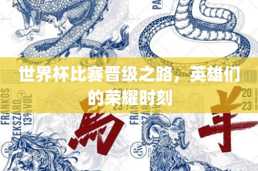世界杯比赛晋级之路，英雄们的荣耀时刻