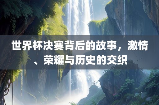 世界杯决赛背后的故事，激情、荣耀与历史的交织