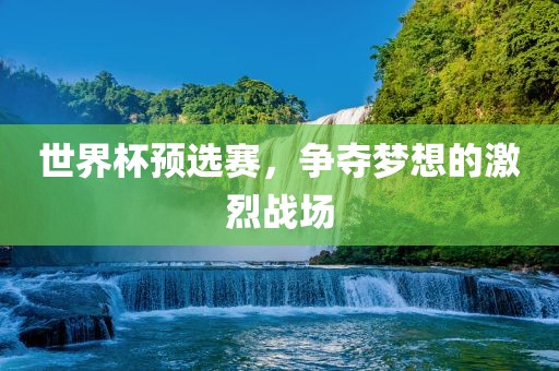 世界杯预选赛，争夺梦想的激烈战场